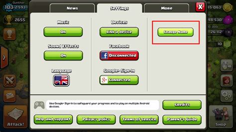 clash of clans usernames.